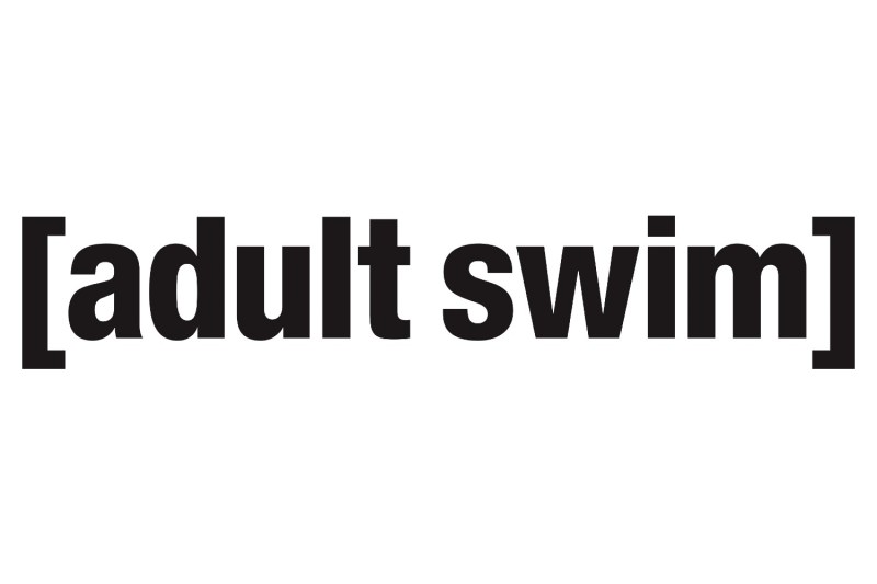 adult swim logo in black against a white background.