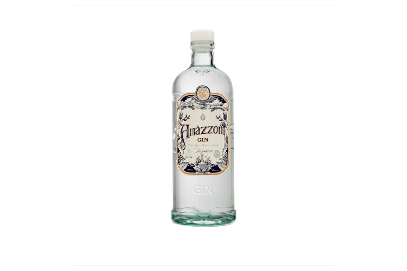 Amazzoni Gin bottle.