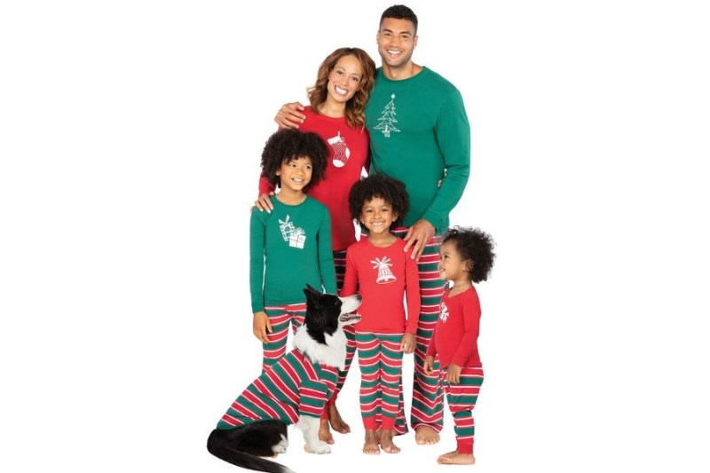 Christmas Stripe Matching Family Pajamas.