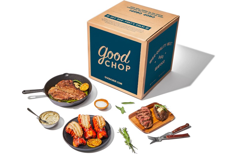 GoodChop meat and seafood delivery box.