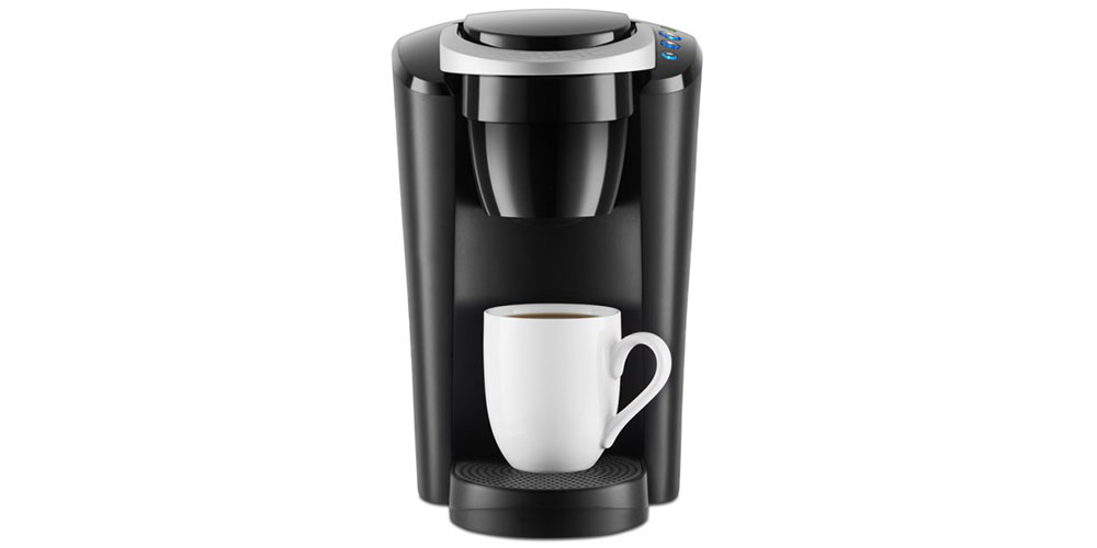 Keurig K-Compact Single Serve K-Cup Pod Coffee Maker on a white background.