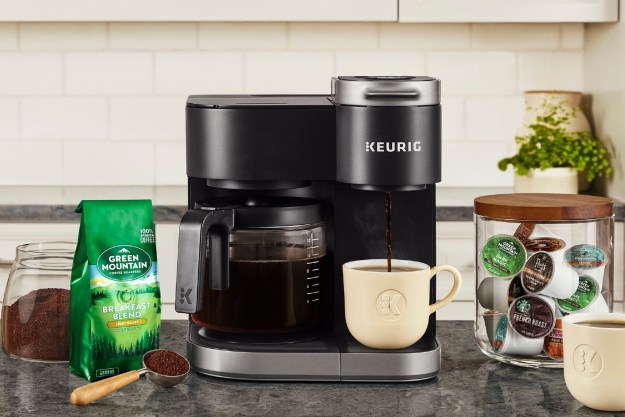 Keurig K-Duo Single Serve & Carafe Coffee Maker, 12 K-Cups and $20 Off  Coffee Coupon