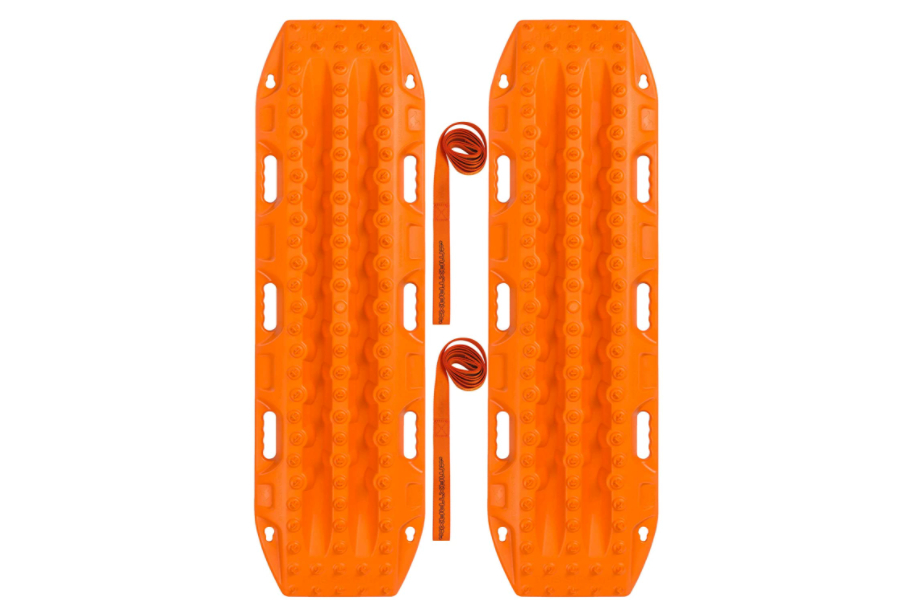 Winter roadside traction boards.
