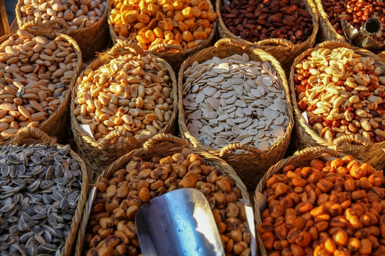 Nuts and seeds.