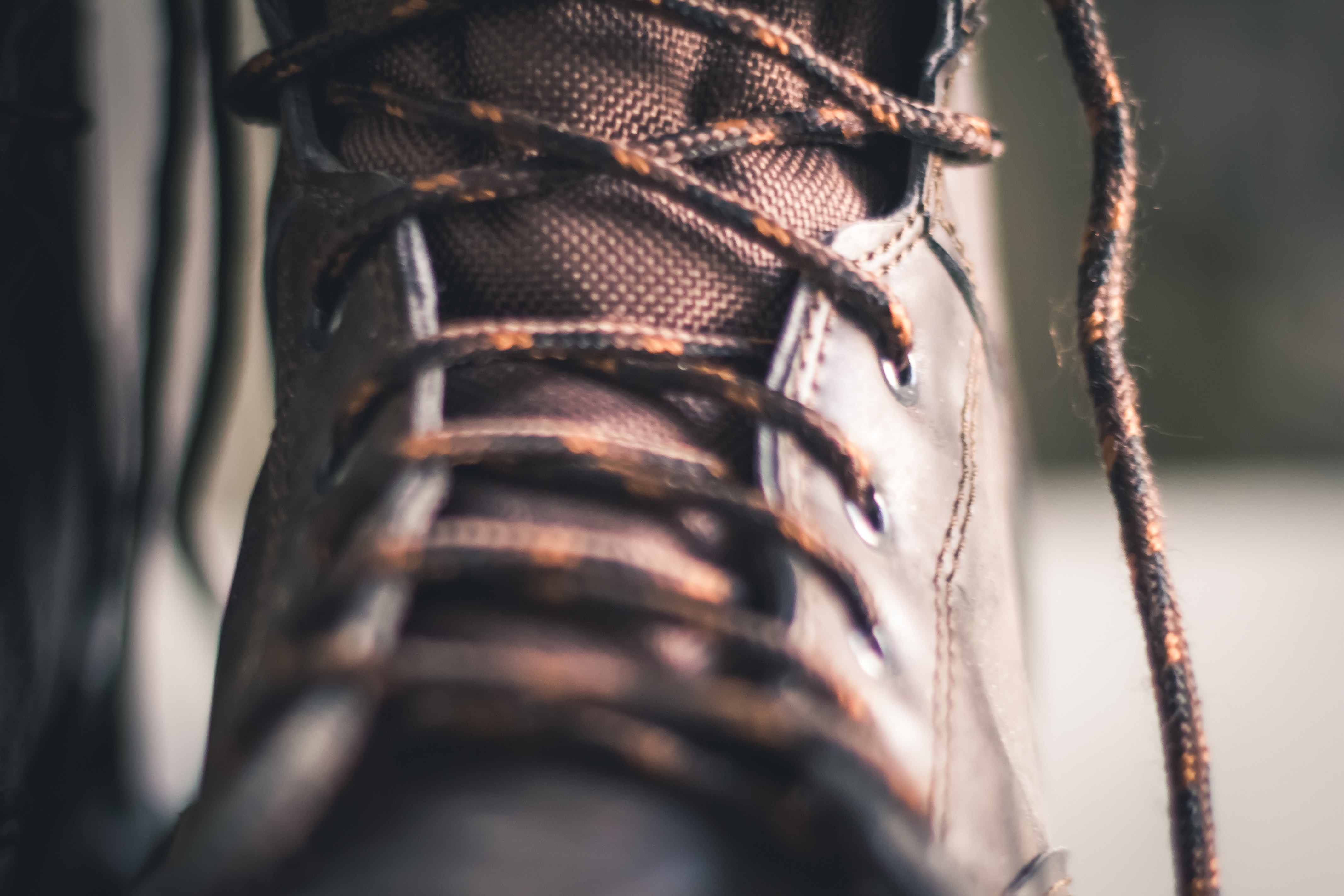 Adjust the laces on boots to help achieve a better fit.