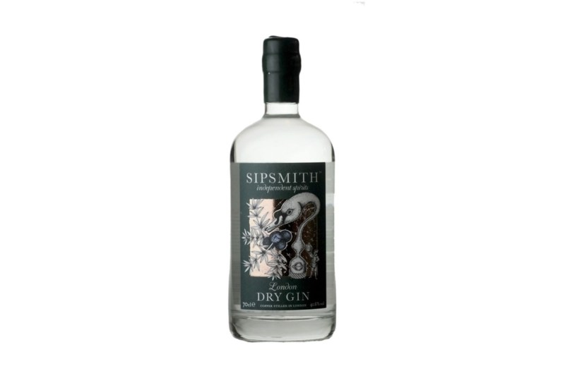 SipSmith London Dry Gin bottle.