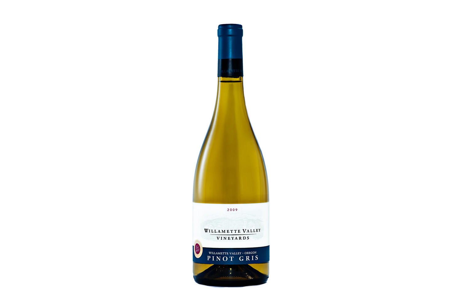 A bottle of Willamette Valley Pinot Gris.