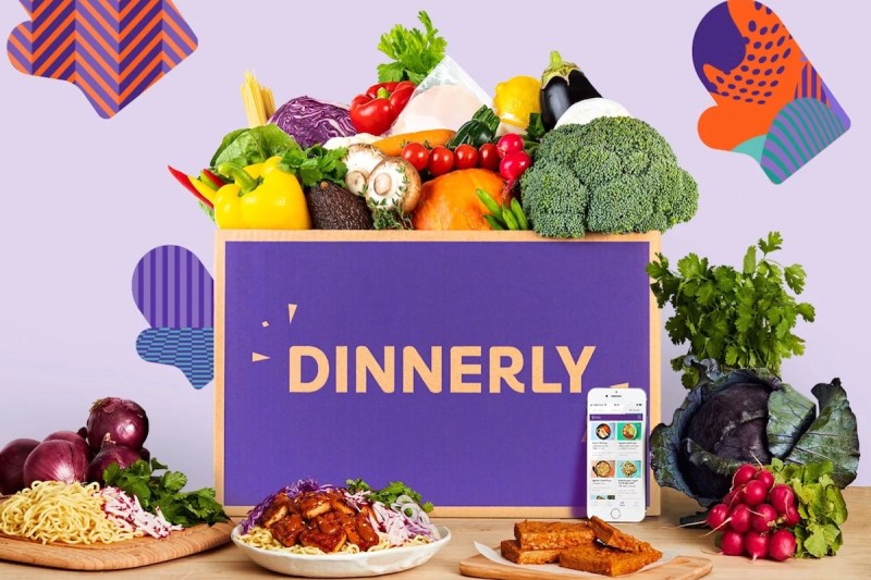A HelloFresh meal kit.