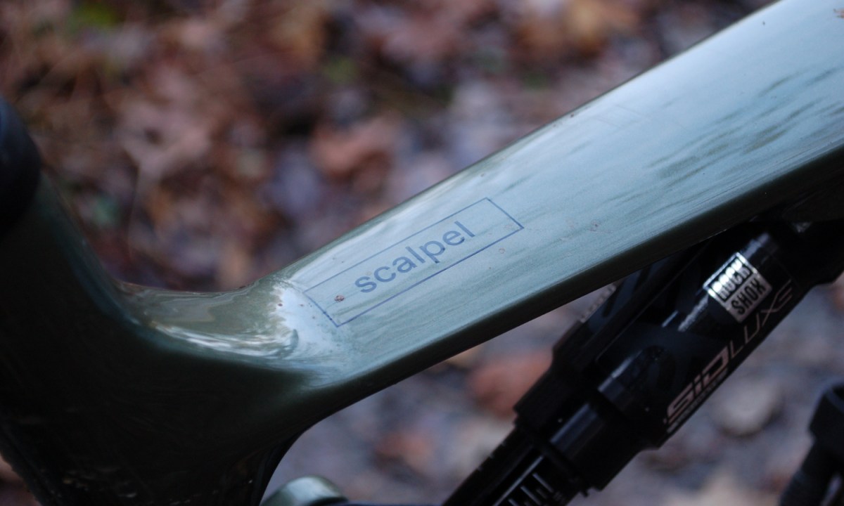 cannondale scalpel carbon se ltd lefty review decal..