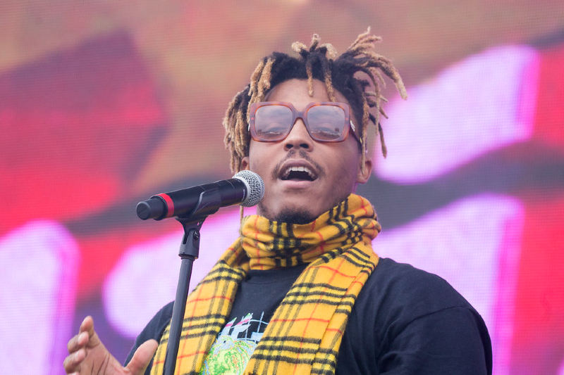 Juice Wrld performs at the 2019 Preakness Stakes InField Fest.