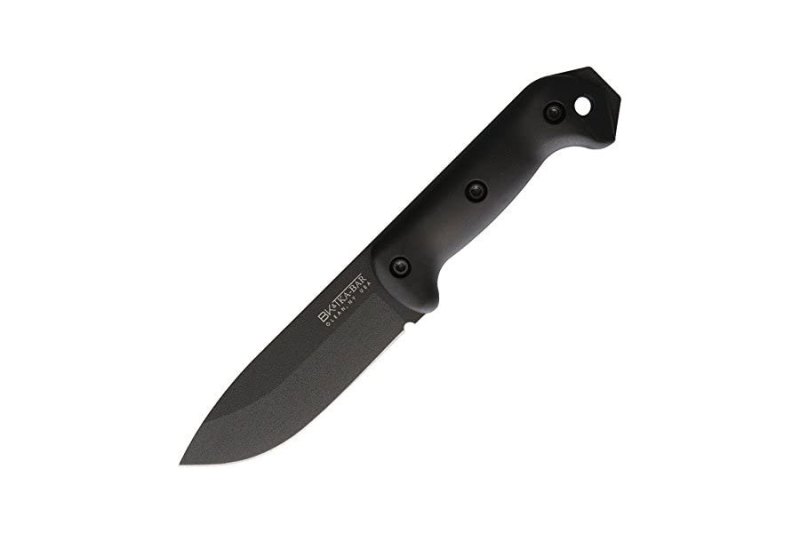 KA-BAR's Becker BK2 Campanion Fixed Blade Knife on a white background.