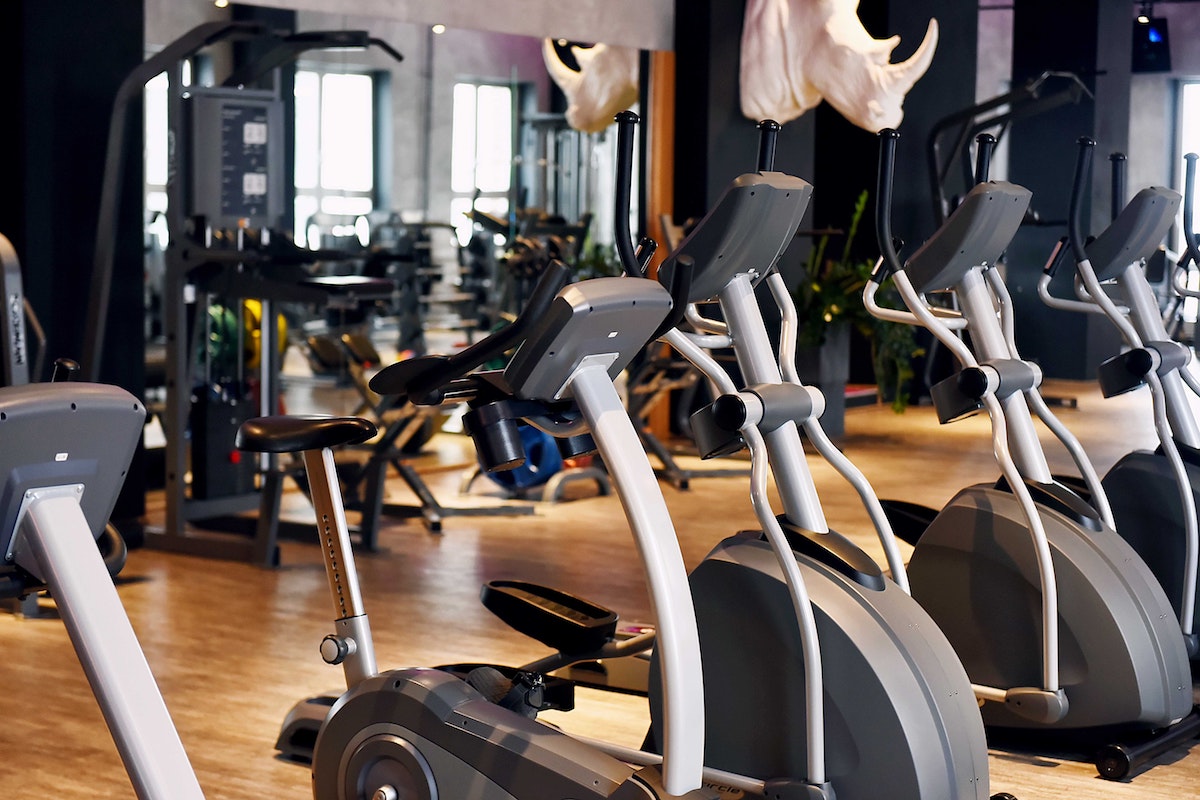 aerobic cardio gym equipment.