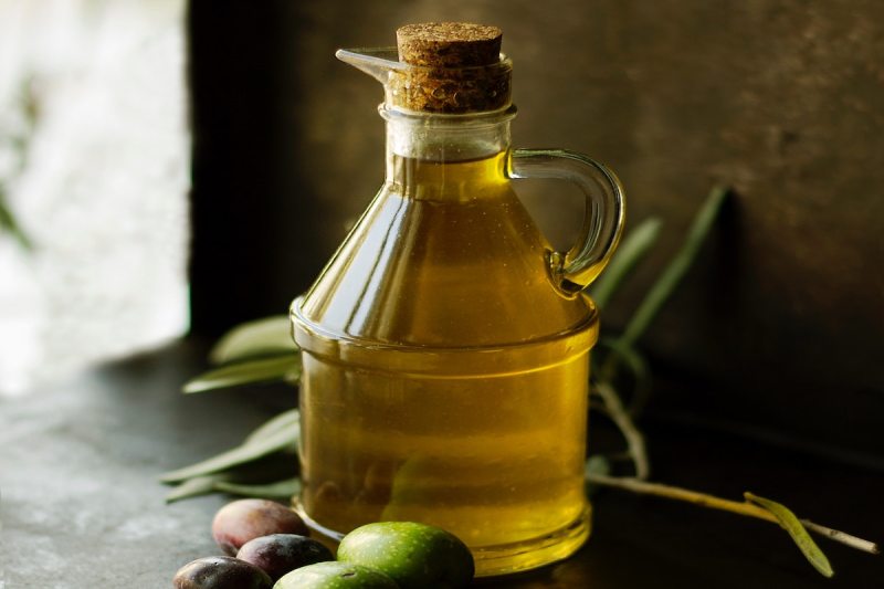 Bottle of olive oil