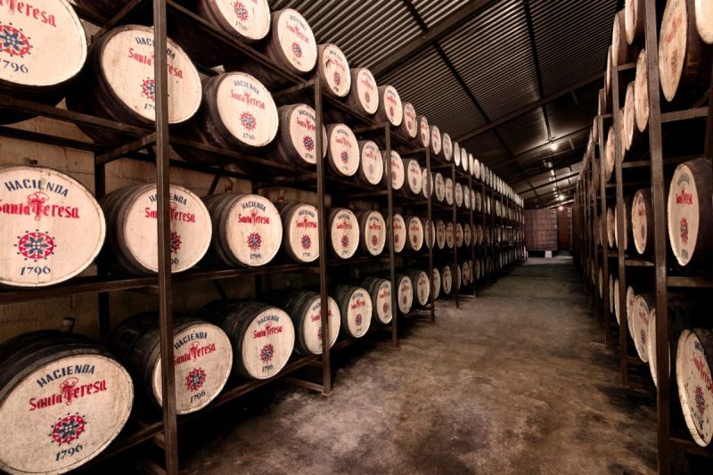 Santa Teresa Rum barrels.