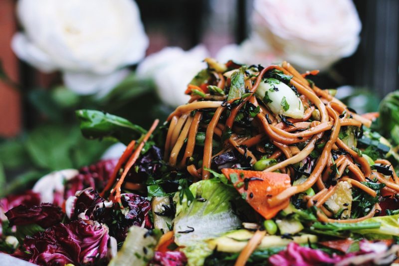 Plant-based noodle salad