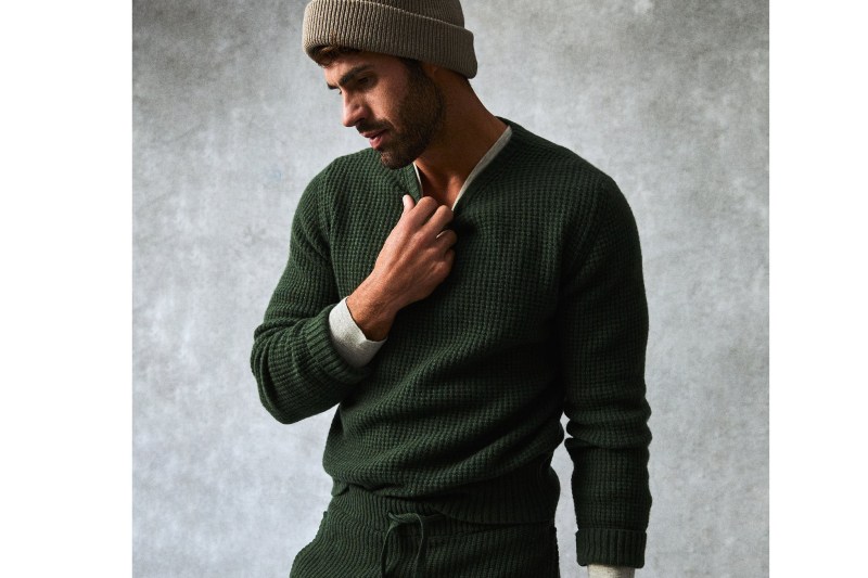 Because style should be ready to go at all times, grab this comfy, cozy, Todd Snyder recycled cashmere sweater.
