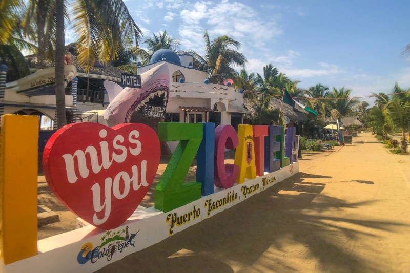 Party at Zicatela Beach in Puerto Escondido.