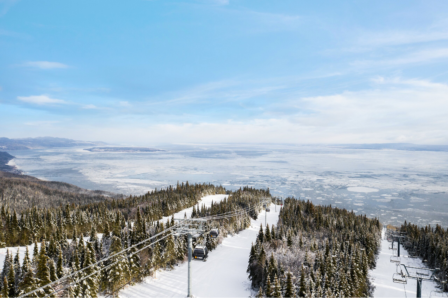 Slopes at Club Med, Canada.