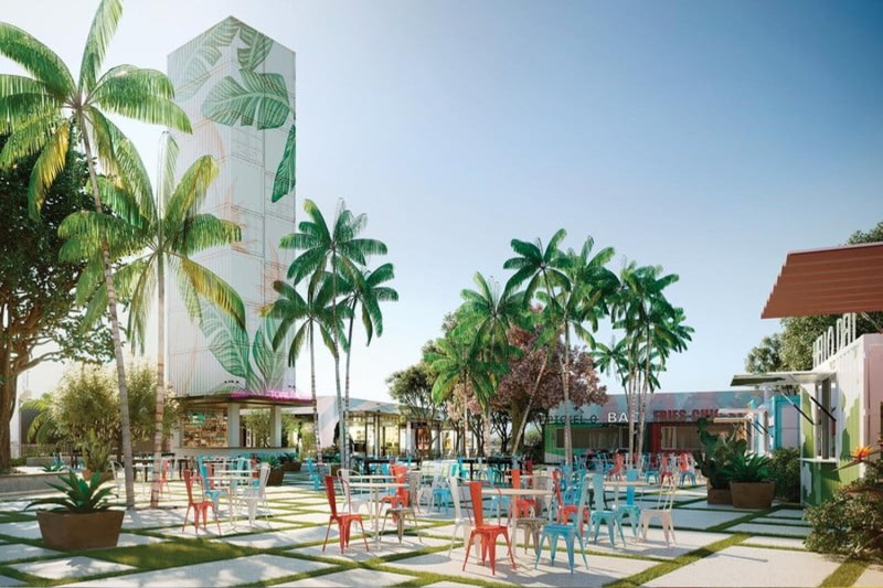 Your guide to the best Miami vacation - The Manual 10 Tables, chairs, and building of Miami Oasis.