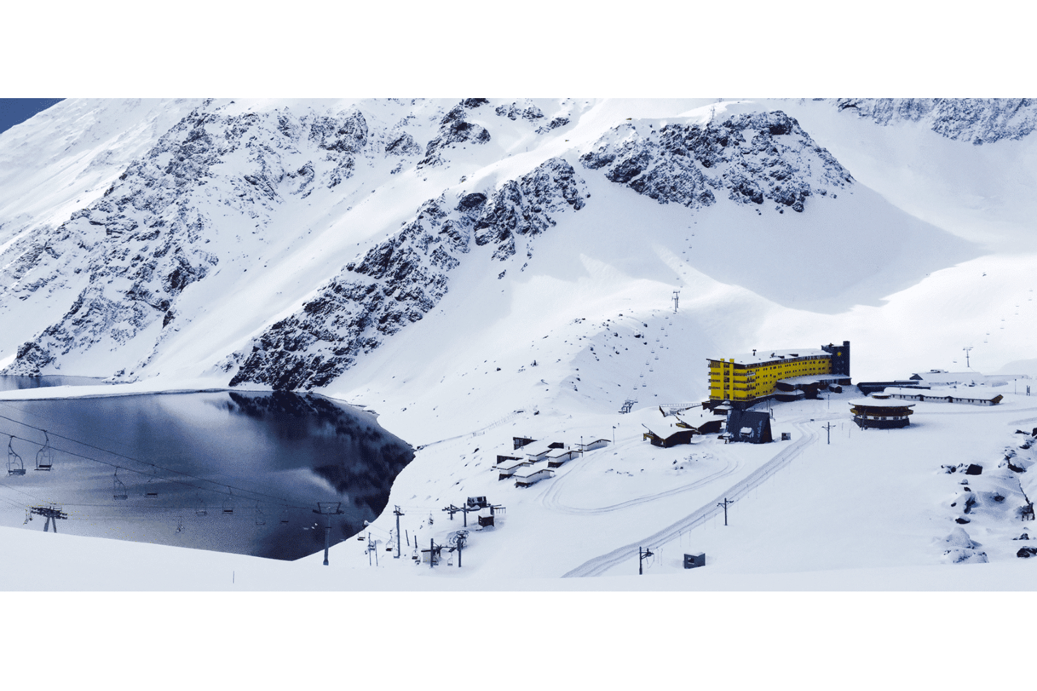 A view of Portillo Ski Resort.