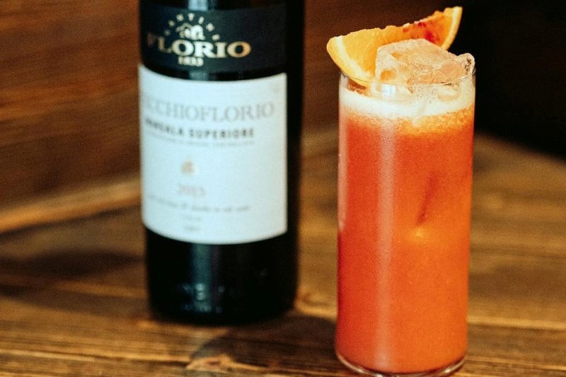 Real Garibaldi cocktail.