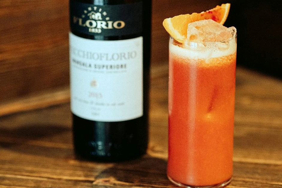 Real Garibaldi cocktail.