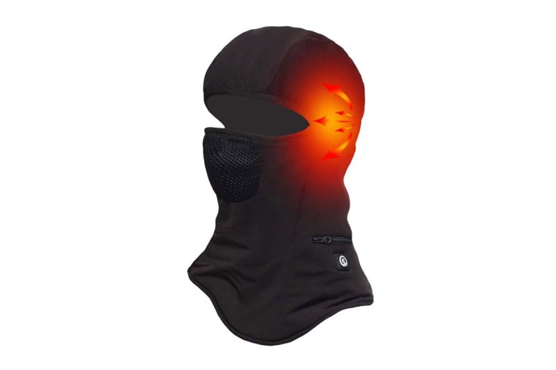 Sunwill's Heated Balaclava on a white studio background.