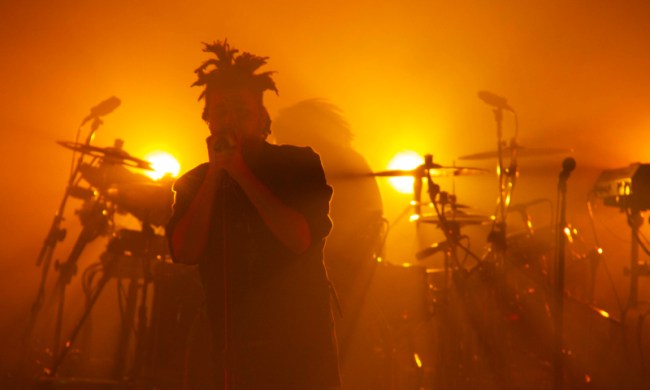 The Weeknd performing at Massey Hall in October 2013.