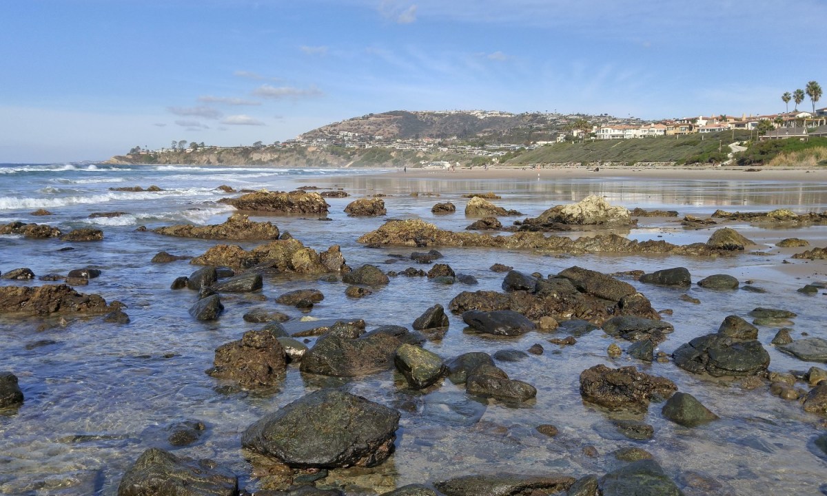A tide pool at Salt Creek Beach in Dana Point, California.