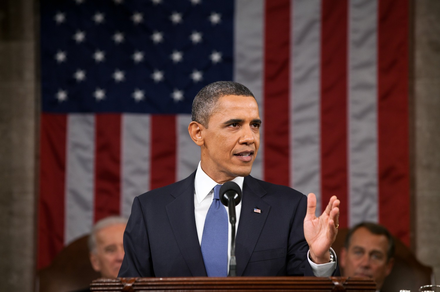President Barack Obama addresses Congress.