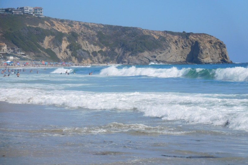 A view of the Dana Point Headlands from Strands Beach in Dana Point, California.