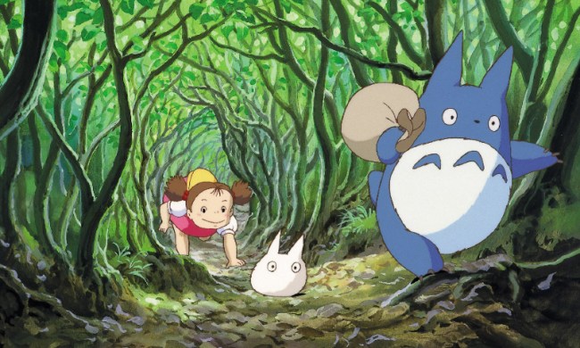 Film still from "My Neighbor Totoro." Hayao Miyazaki, Studio Ghibli. 1988.