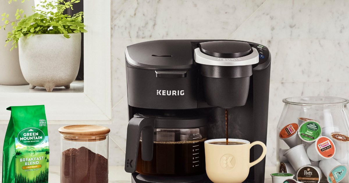 NEW Keurig K-DUO Essentials Coffee Maker 12 cups ground coffee K