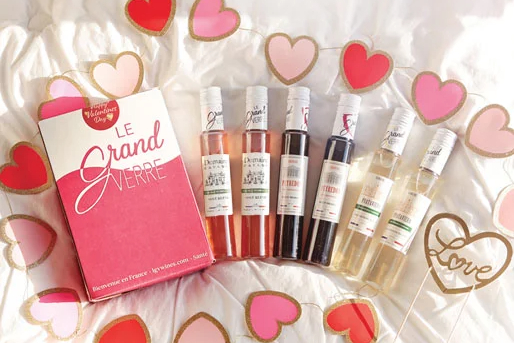 Love triangle wines.