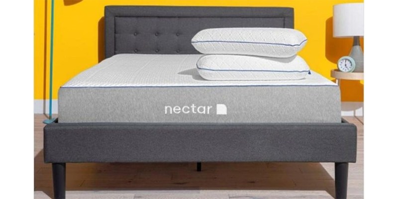 Nectar Memory Foam Mattress placed in a bedroom.
