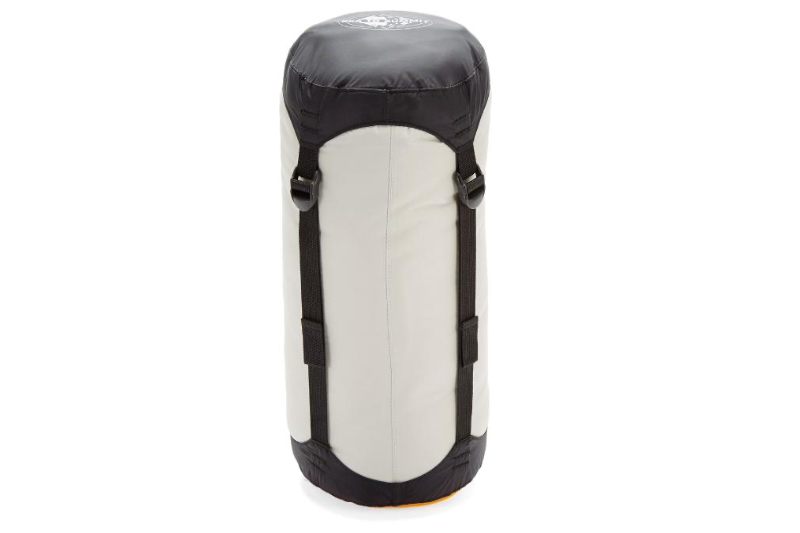 Sea to Summit compression dry bag on a white background.