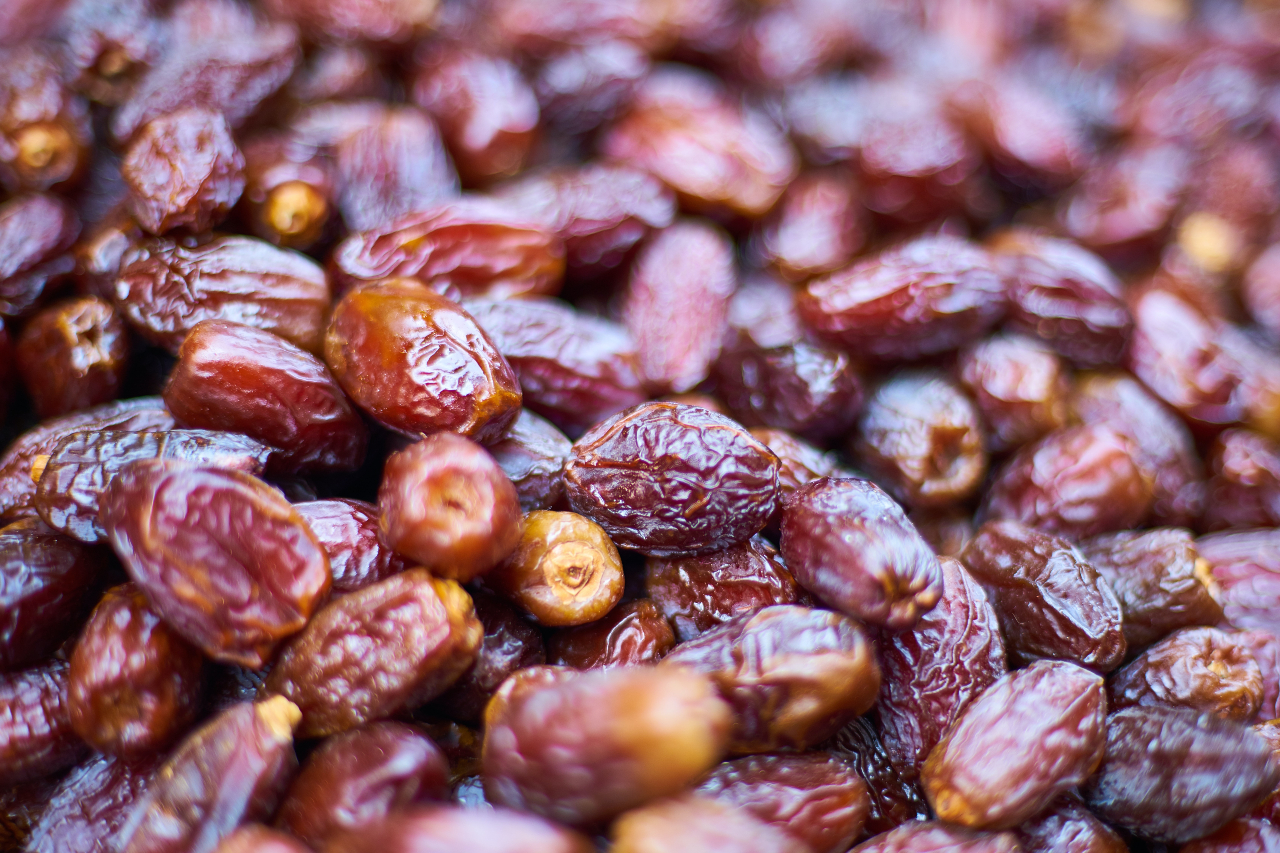 A pile of dates