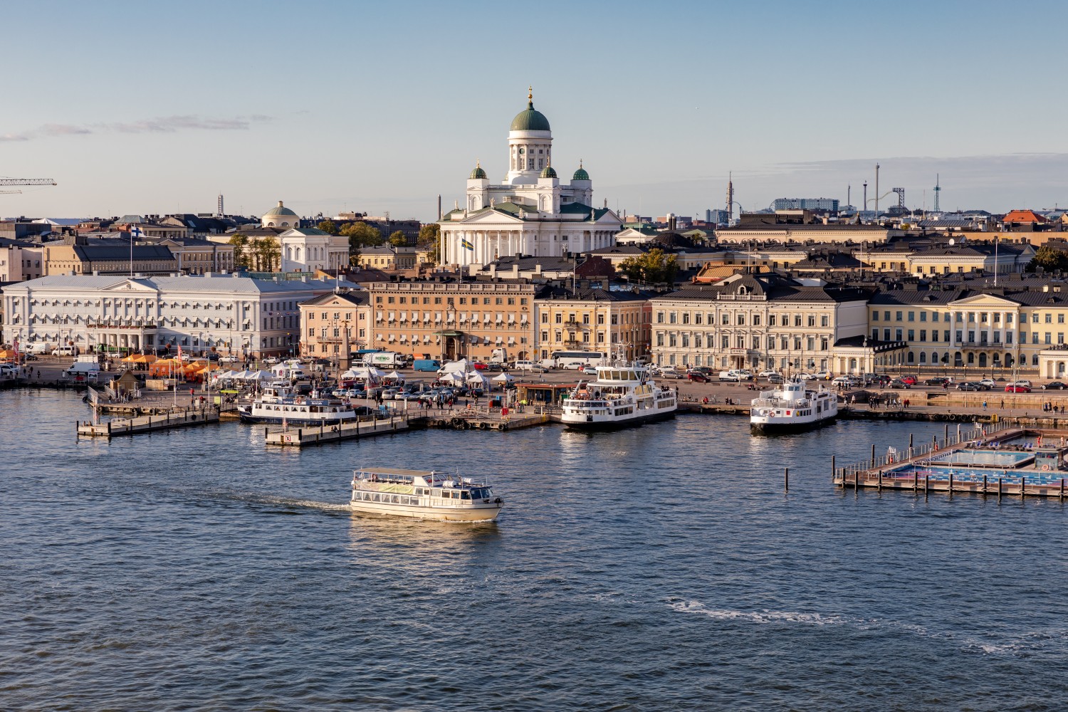 A view of Helsinki and the Gulf of Finland.