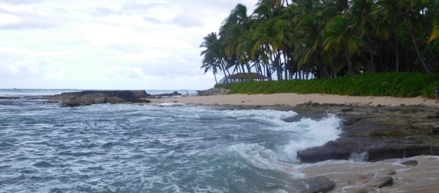 The "secret beach" at Ko Olina in Kapolei, Hawaii.
