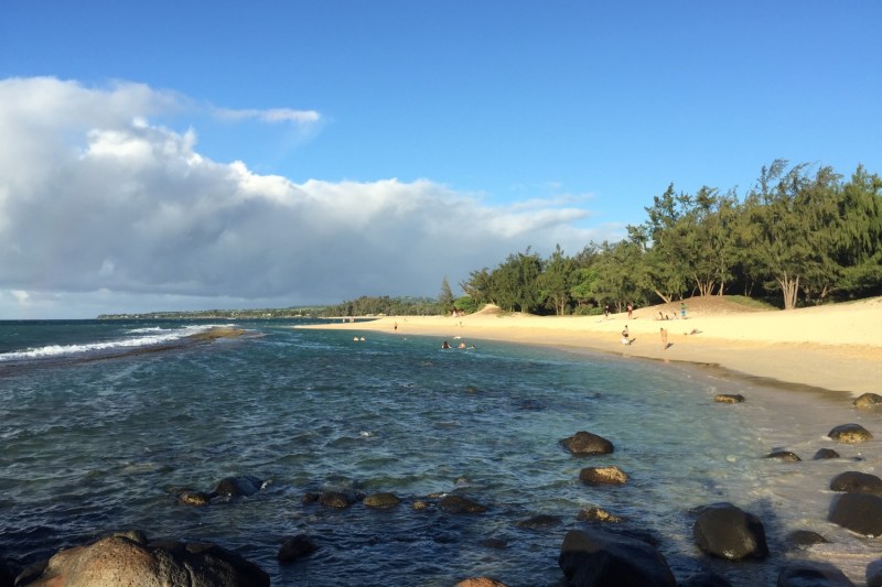 Scenes from a beach in Paia, Maui, Hawaii.