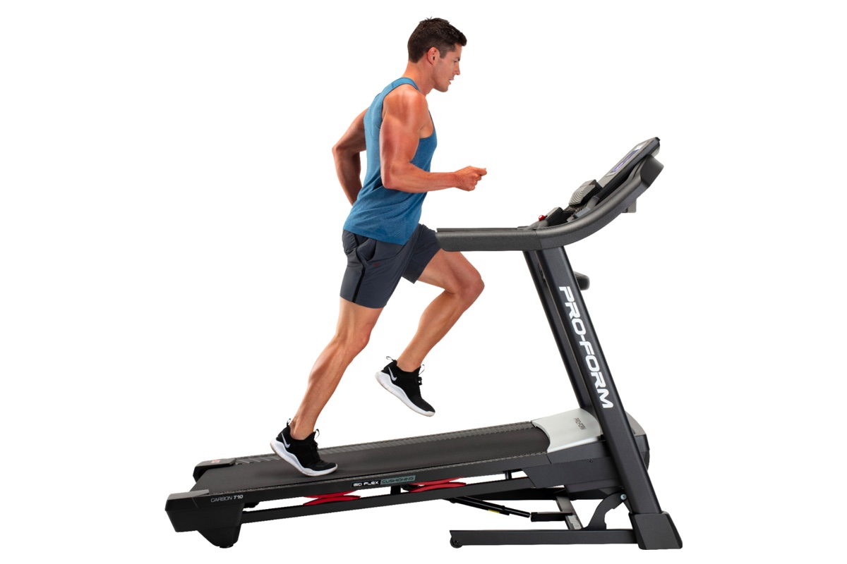 The ProForm Carbon T10 treadmill is a great option if you’re looking to design your own workout plan.