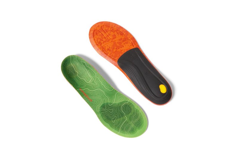 Superfeet Trailblazer Comfort Hiking Insoles on a white background.