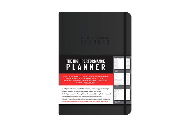 The High Performance Planner Diary By Brendon Burchard.