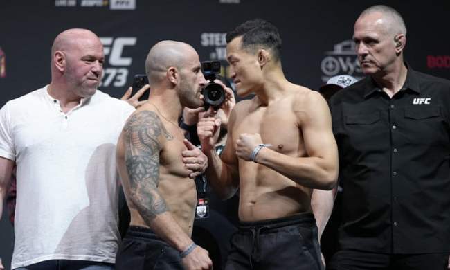 ufc 273 time volkanovski vs the korean zombie feature image face to weigh in 720x720