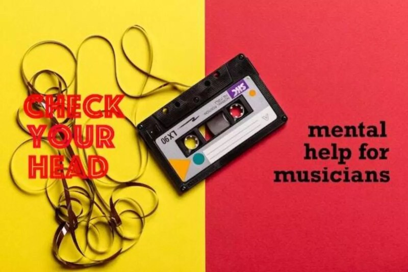 Check Your Head: Mental Help for Musicians Podcasts logo.