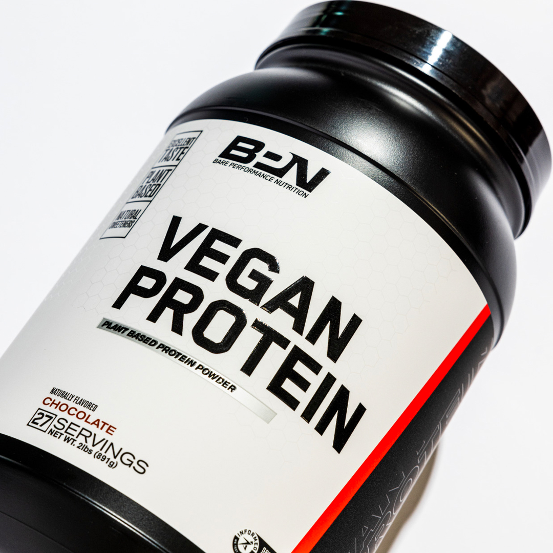 Bare Performance Nutrition Vegan Protein.