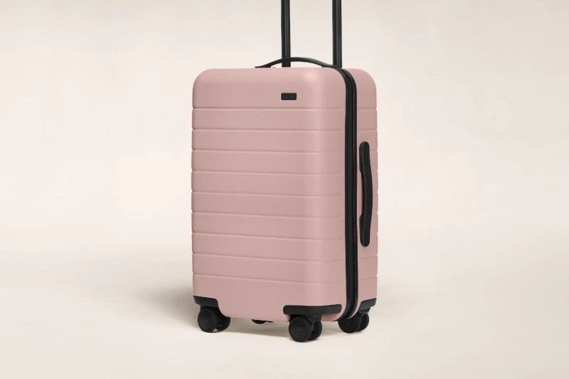 Close-up of Away: The Carry-On suitcase.