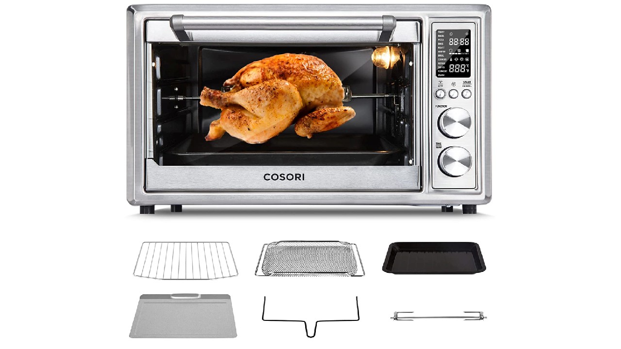 toaster oven rotisserie air fryer