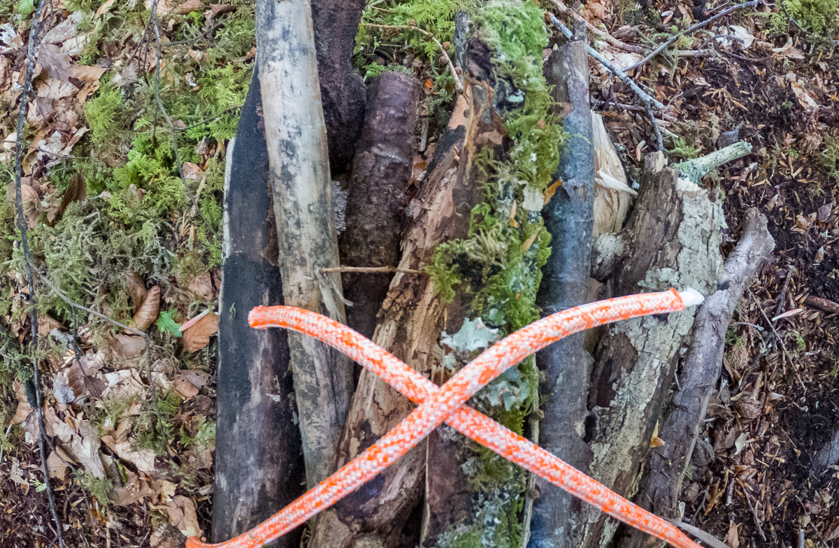 Learn to tie a square knot to secure loads when you're out camping