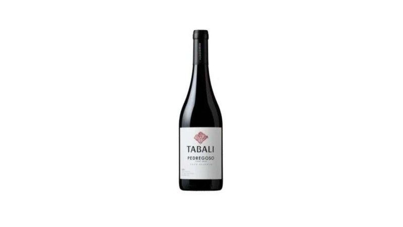 A bottle of Tabali wine